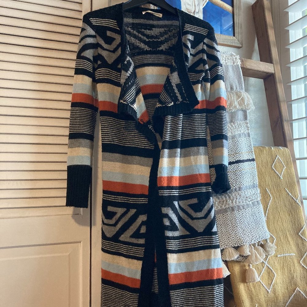 Midi Length Aztec Sweater